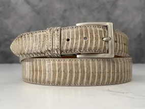 Spitting Back Cut Cobra Belt: Natural