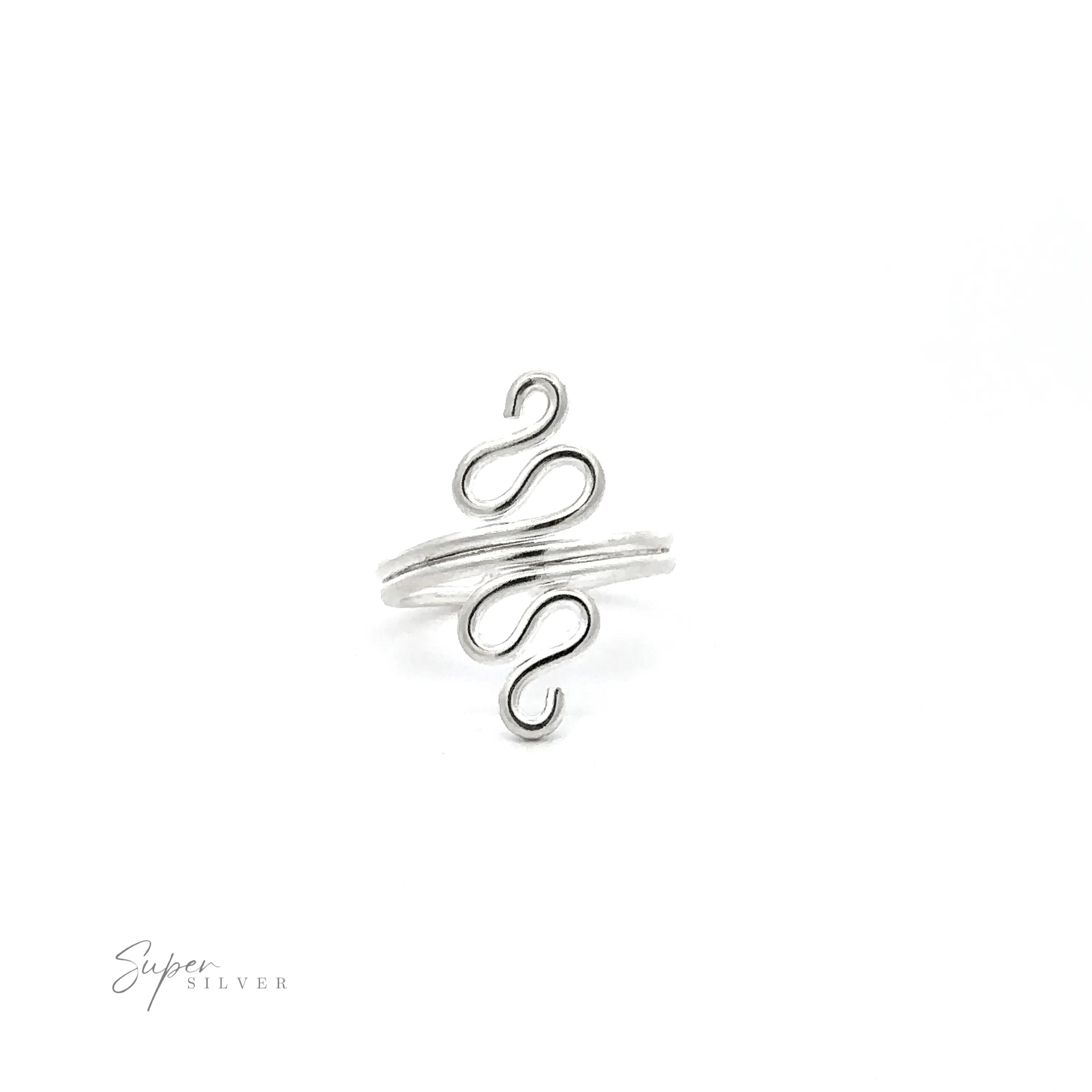 Squiggly Adjustable Toe Ring