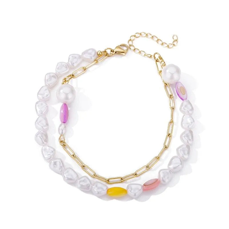 Stainless Steel Evil Eye Anklets For Women