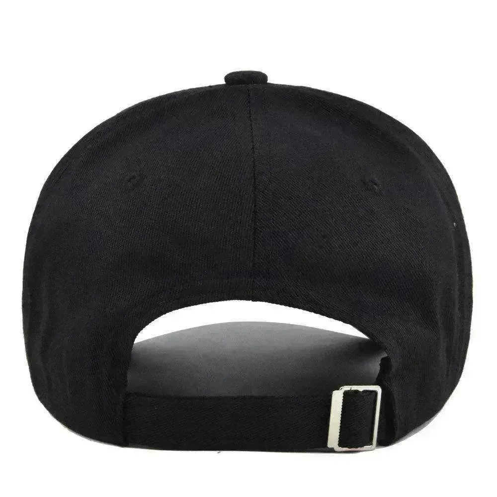 Stereo Embroidered Peaked Cap Hard Top Men's And Women's Hats Sun Hat