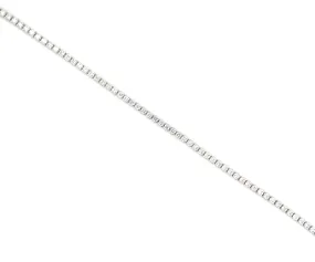 Sterling Silver Cz Anklet
