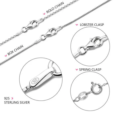 Stethoscope Necklace Sterling Silver