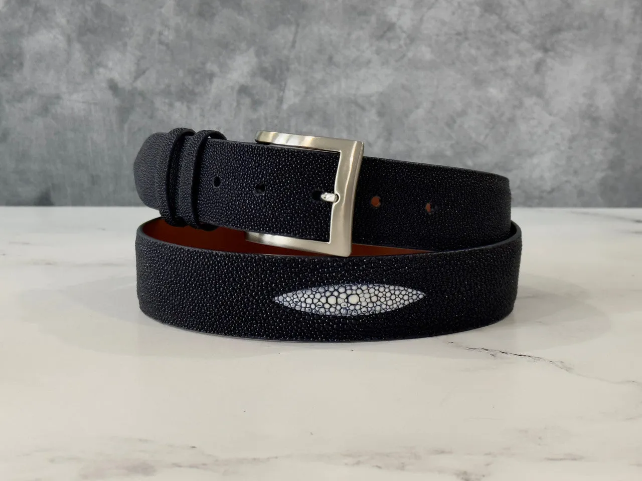 Stingray Belt: Navy Single Crown