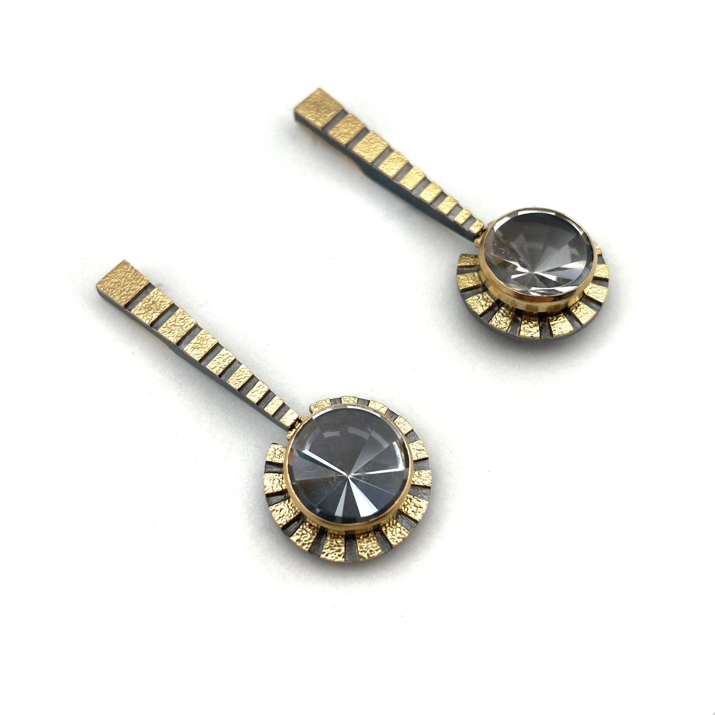 Stripe Drop Earrings