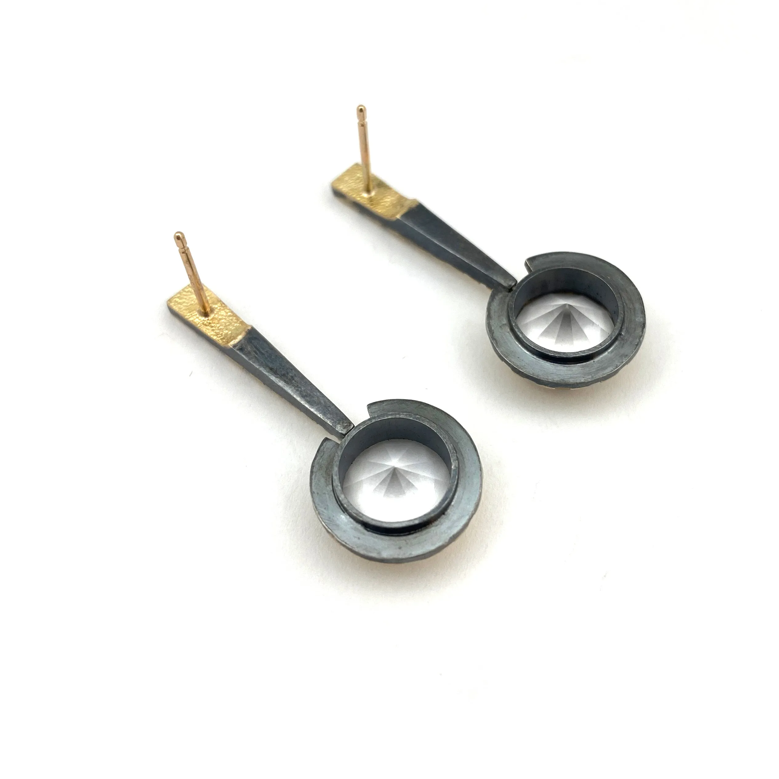 Stripe Drop Earrings