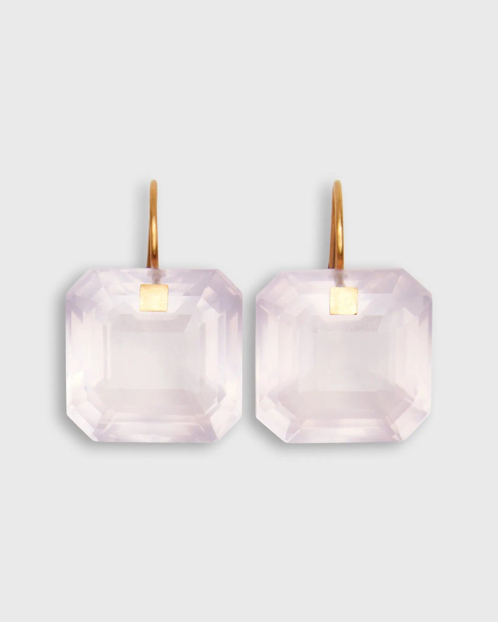 Summer Earrings in Rose Quartz