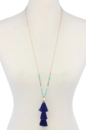 Tassel Beaded Necklace