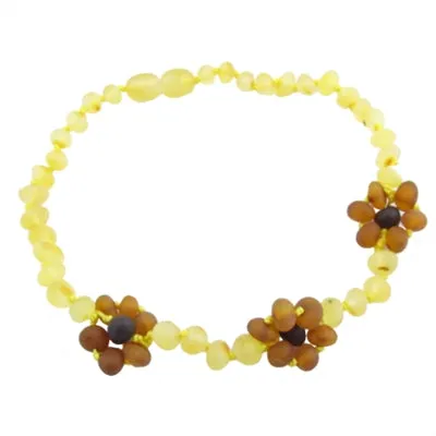 The Amber Monkey- Raw Lemon/Cognac Flower 17”
