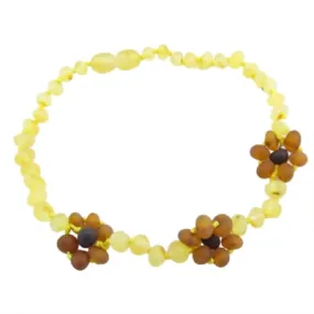 The Amber Monkey- Raw Lemon/Cognac Flower 17”