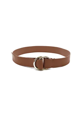 The Athalia Leather Belt by FRNCH - Chocolate