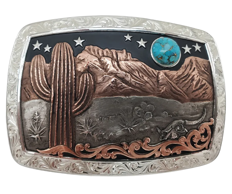 The "Desert Moon" Belt Buckle