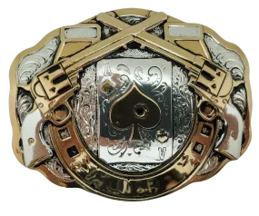 The "Hole in the Ace" Belt Buckle