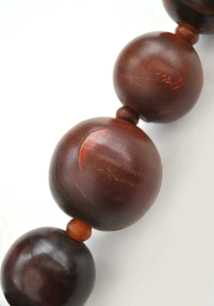 Unsigned Dyed Horn Gerda Lynggaard Monies Bead Necklace