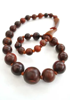 Unsigned Dyed Horn Gerda Lynggaard Monies Bead Necklace