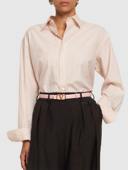 Valentino Garavani   20mm Vlogo reversible belt 