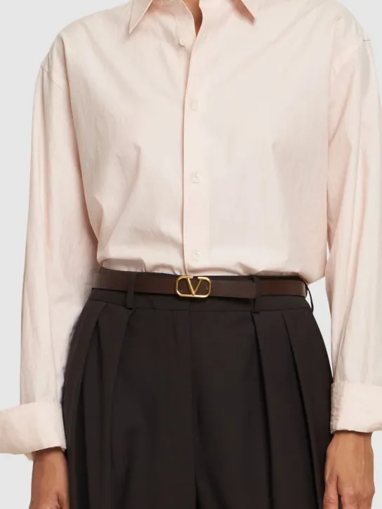 Valentino Garavani   20mm Vlogo reversible belt 