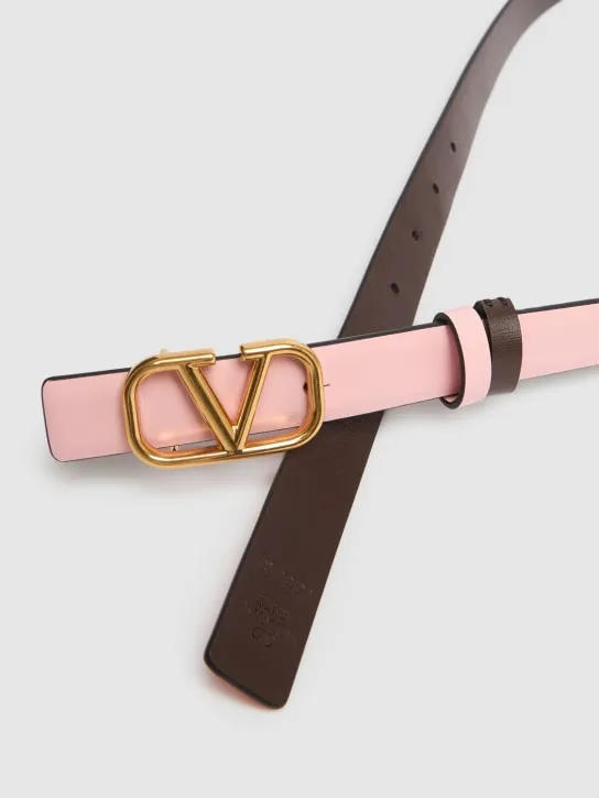 Valentino Garavani   20mm Vlogo reversible belt 