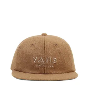 VANS CLARK VINTAGE UNSTRUCTURED HAT BROWN