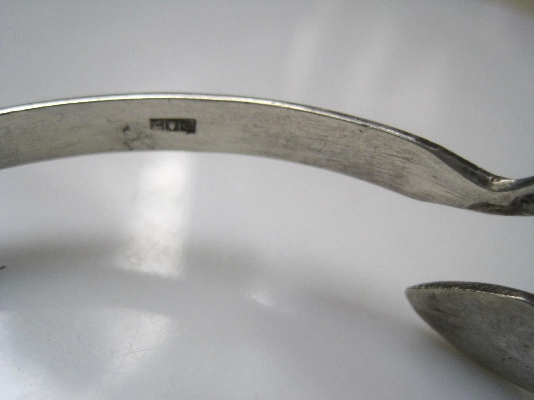 Vintage Egyptian Silver Snake Upper Arm Bracelet or Bangle