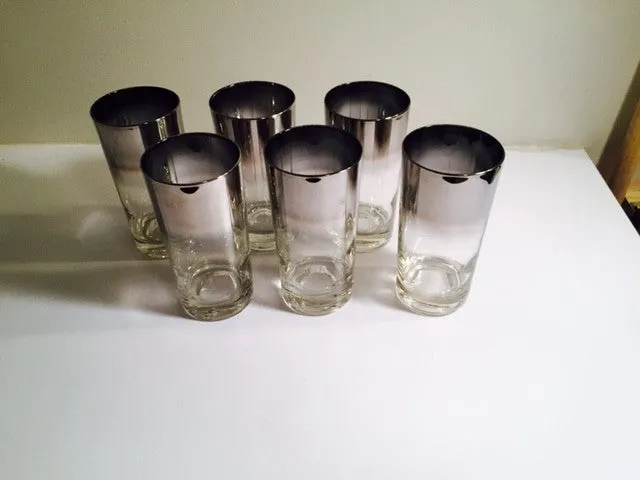 Vitreon Queen's Luster - Vintage 5 1/2" Height Water/Tumbler Glasses (Set of 6)