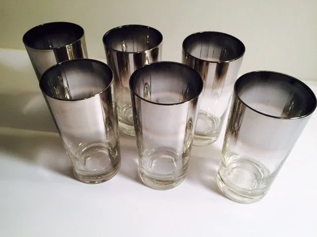 Vitreon Queen's Luster - Vintage 5 1/2" Height Water/Tumbler Glasses (Set of 6)