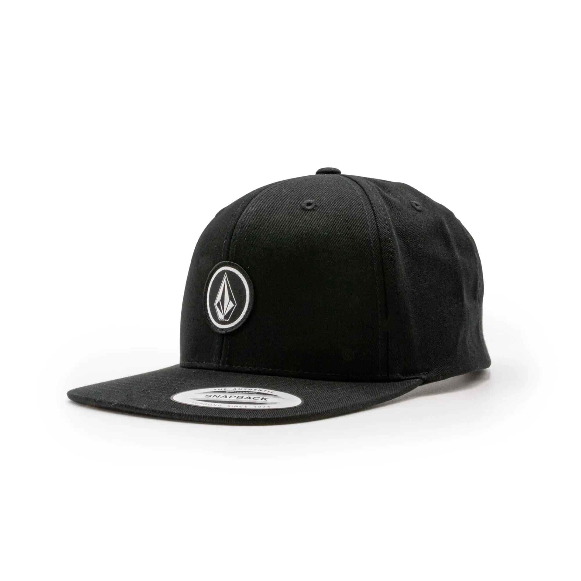 Volcom Quarter Twill Snapback Cap - Black
