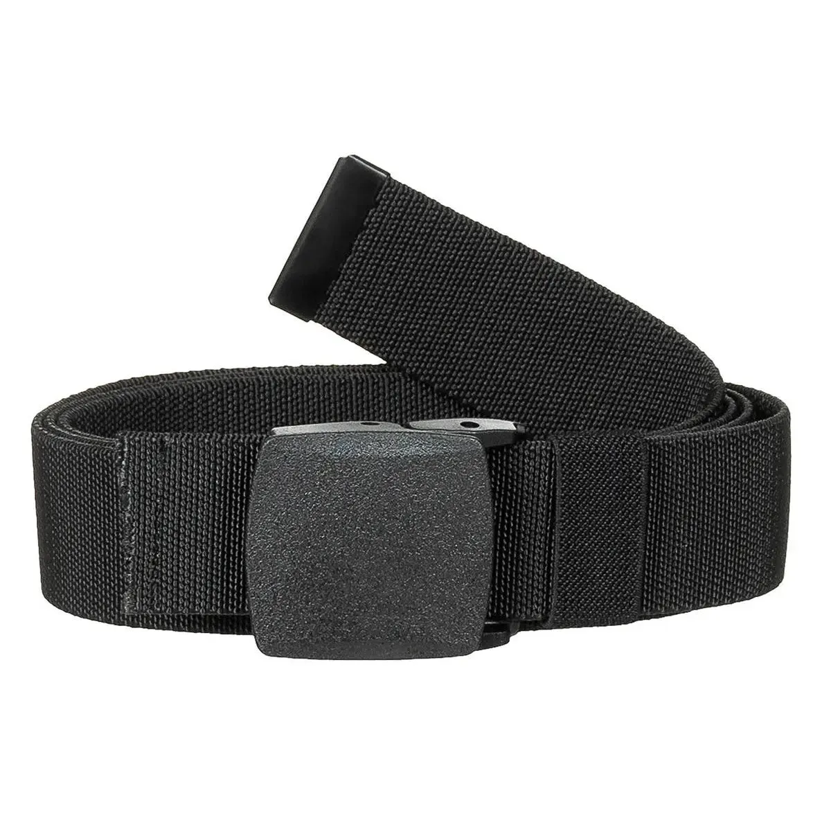 Web Belt, "Tactical Elastic", Black, ca. 3,7 cm