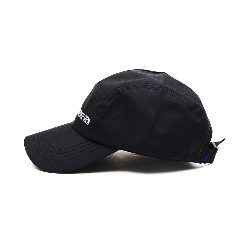 WEWE 5 PANNEL CAMP CAP BLACK