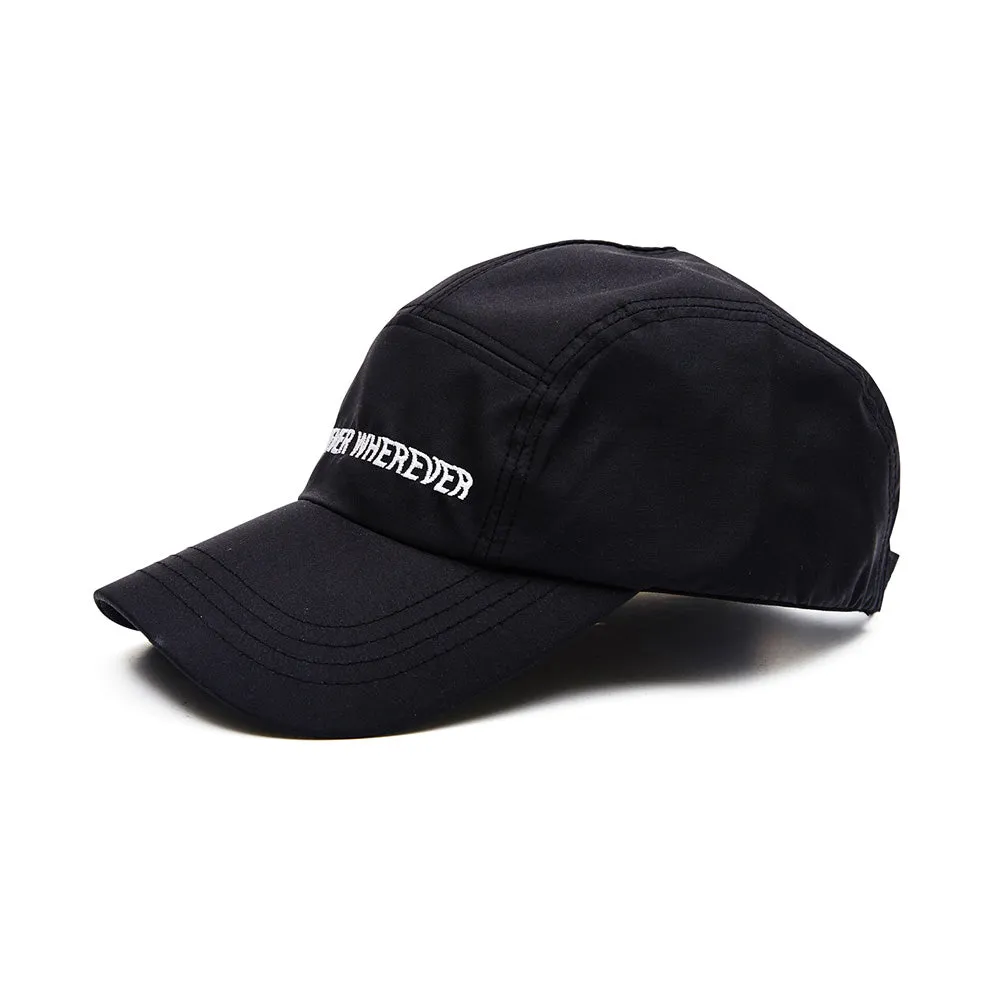 WEWE 5 PANNEL CAMP CAP BLACK