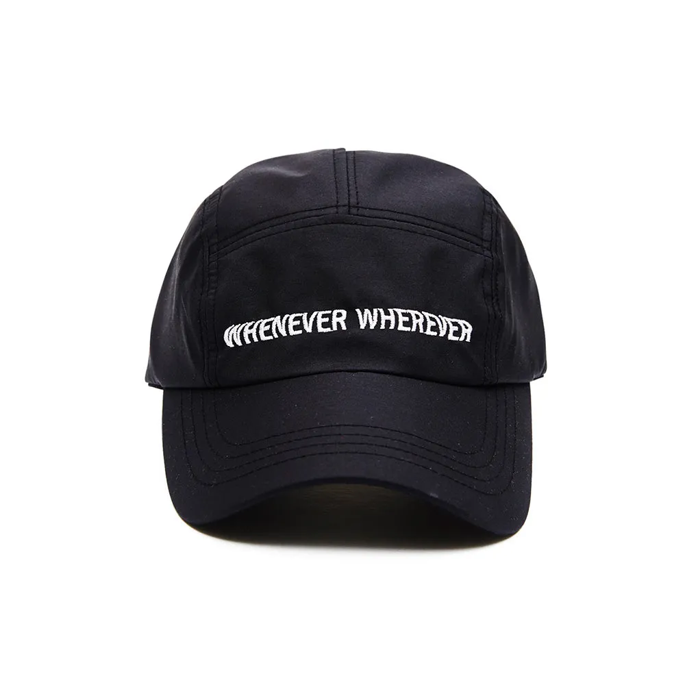 WEWE 5 PANNEL CAMP CAP BLACK