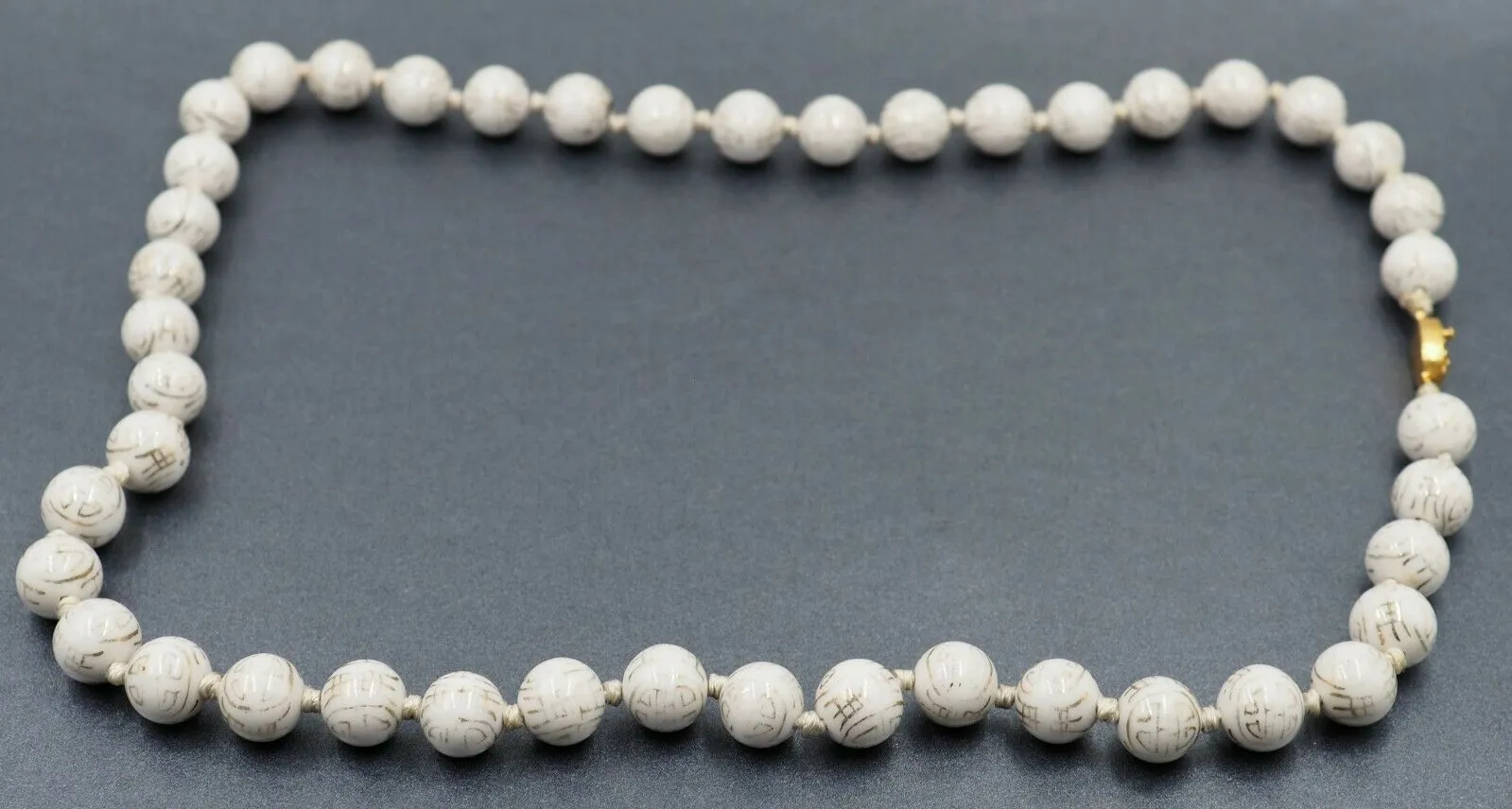 White Beaded Necklace