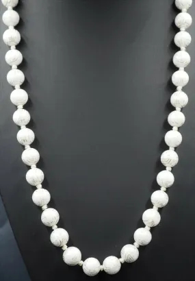 White Beaded Necklace