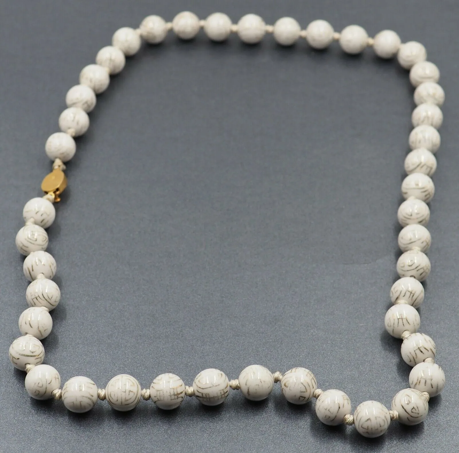 White Beaded Necklace
