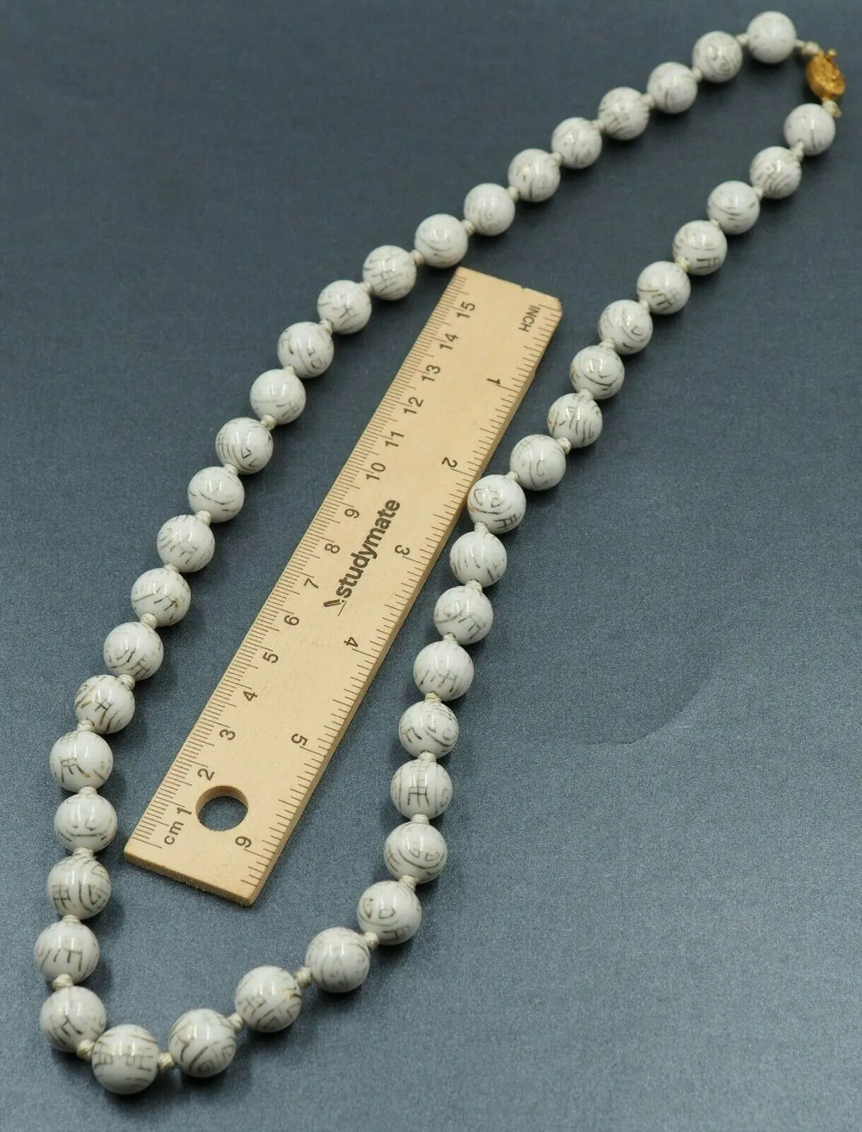 White Beaded Necklace