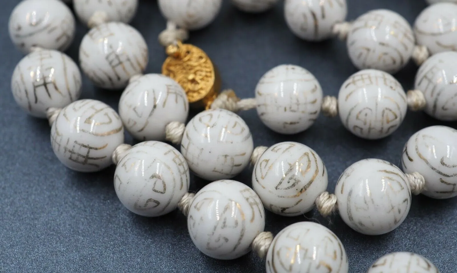 White Beaded Necklace