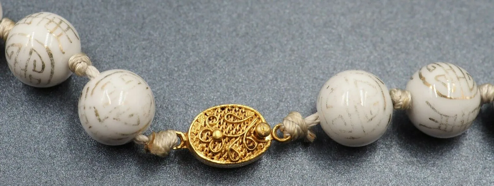 White Beaded Necklace