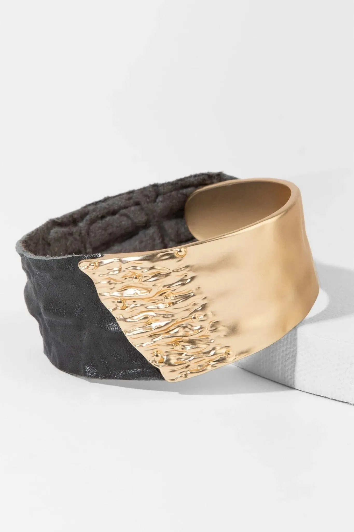 Wild Ways Metal Leather Bracelet