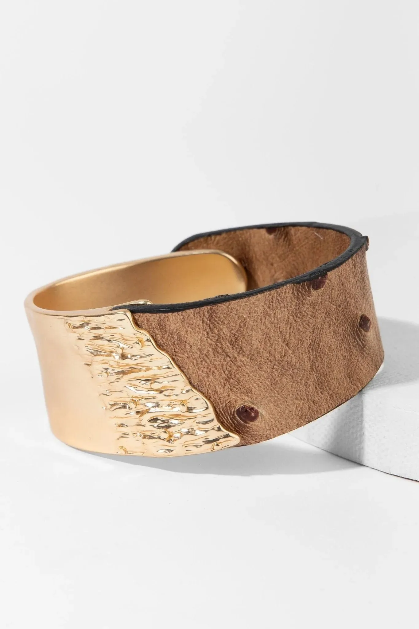 Wild Ways Metal Leather Bracelet