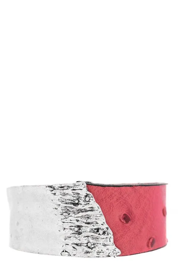 Wild Ways Metal Leather Bracelet
