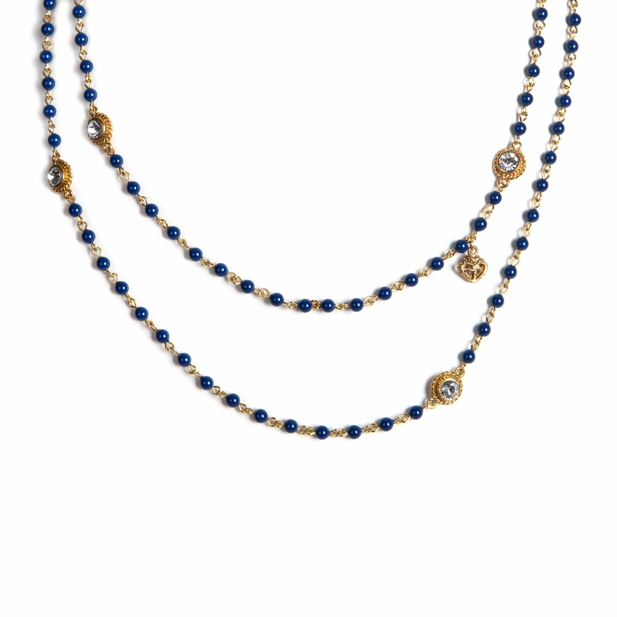Wrap - 4mm Pearl Dark Lapis
