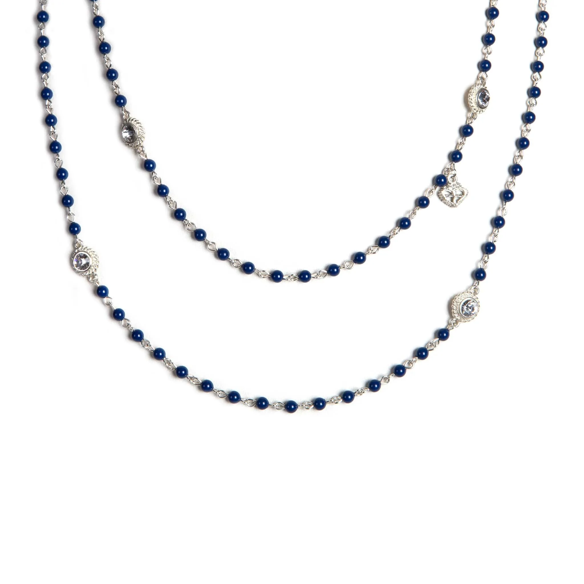 Wrap - 4mm Pearl Dark Lapis