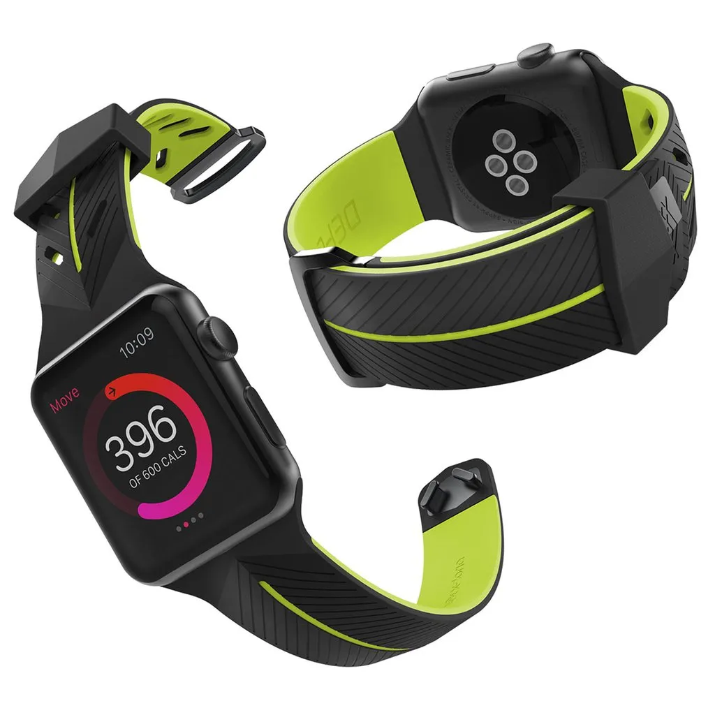 X-Doria Action Band Silicone Apple Watch Band Watchband