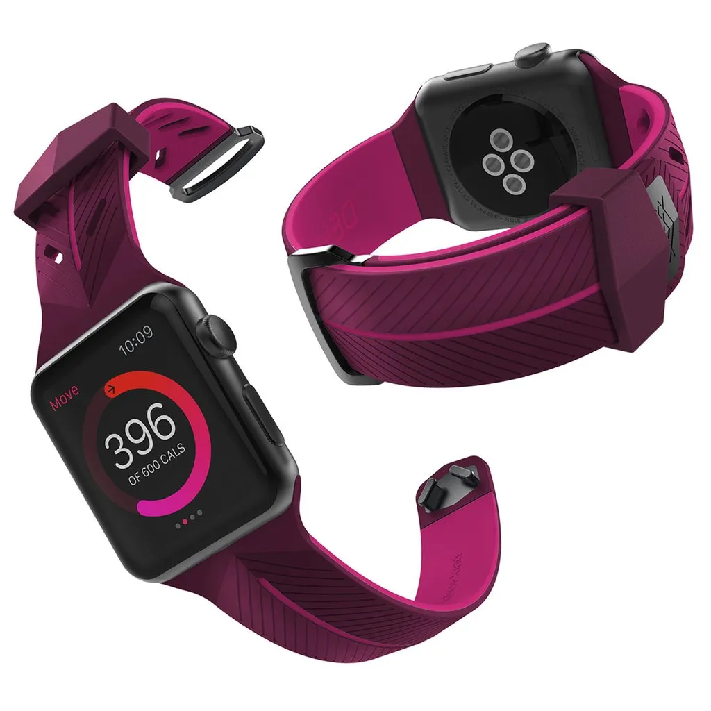 X-Doria Action Band Silicone Apple Watch Band Watchband